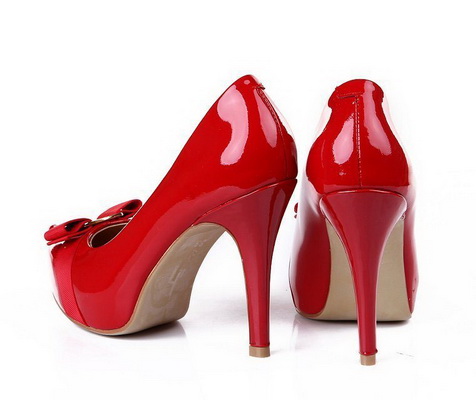 Ferragamo Shallow mouth stiletto heel Shoes Women--008
